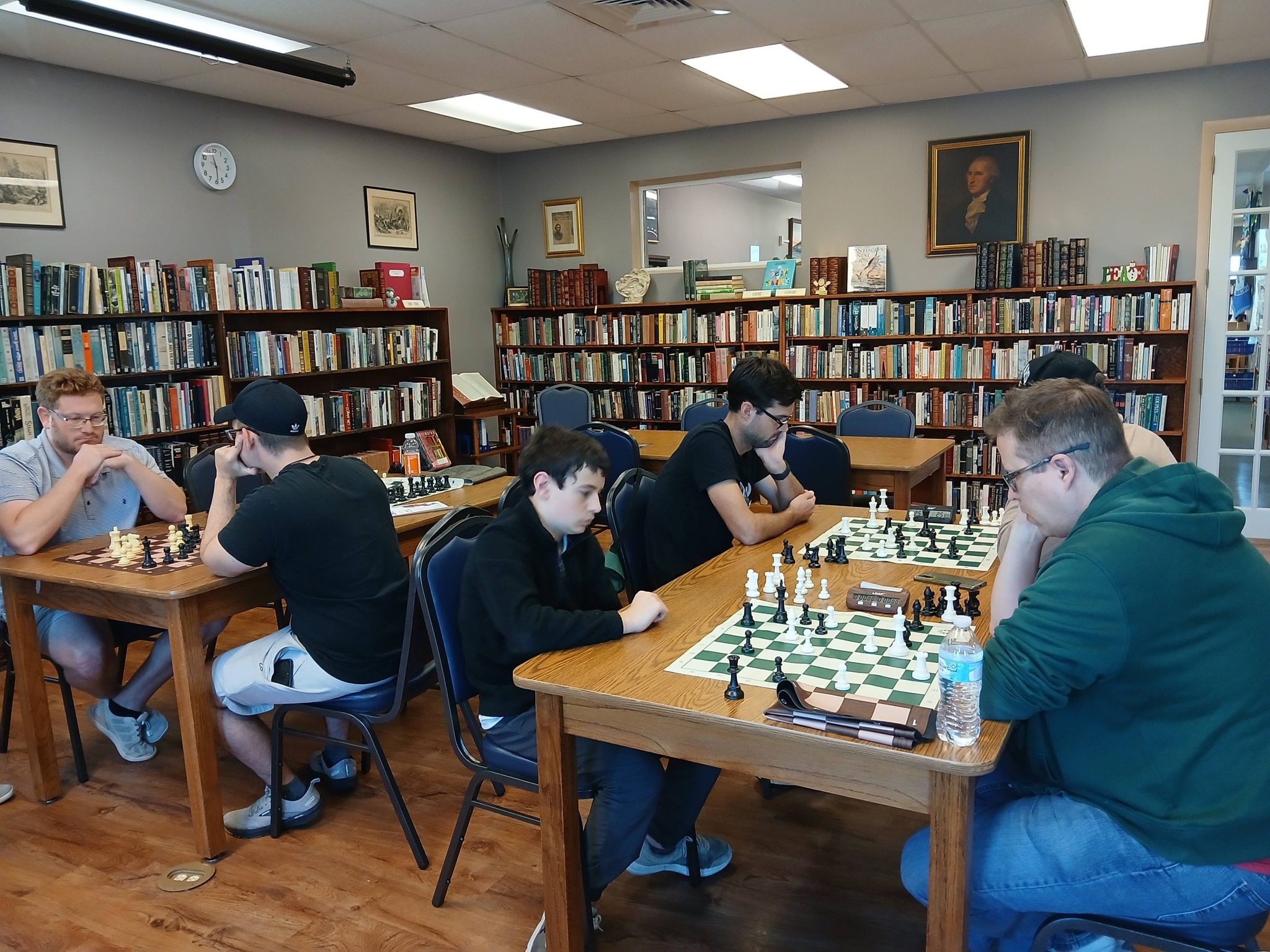Casual chess games and conversation at local Flagler meetup